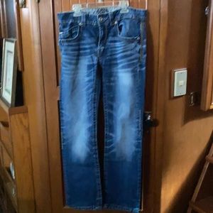 Men’s buckle jeans